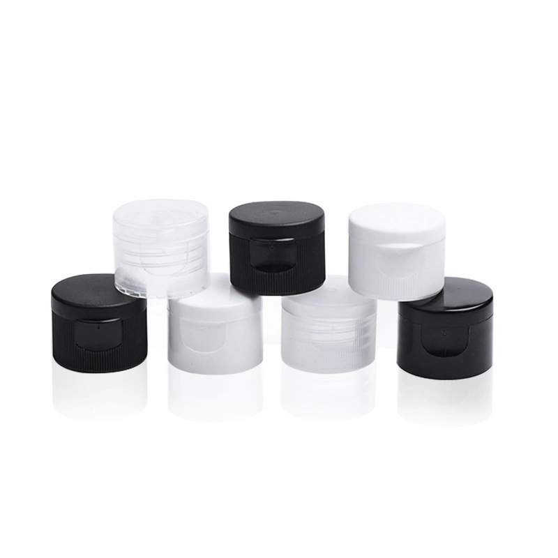 Screw Cap Plastic Lids 18m 20mm 24mm 28mm Cosmetic Packaging Plastic Flip Top Cap