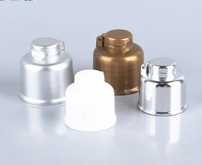 Chine Usine Silver Bottle Cap Prix bon marché 20/410 24/410 28/410 Capuchon en plastique pour bouteille de nettoyant pour le visage